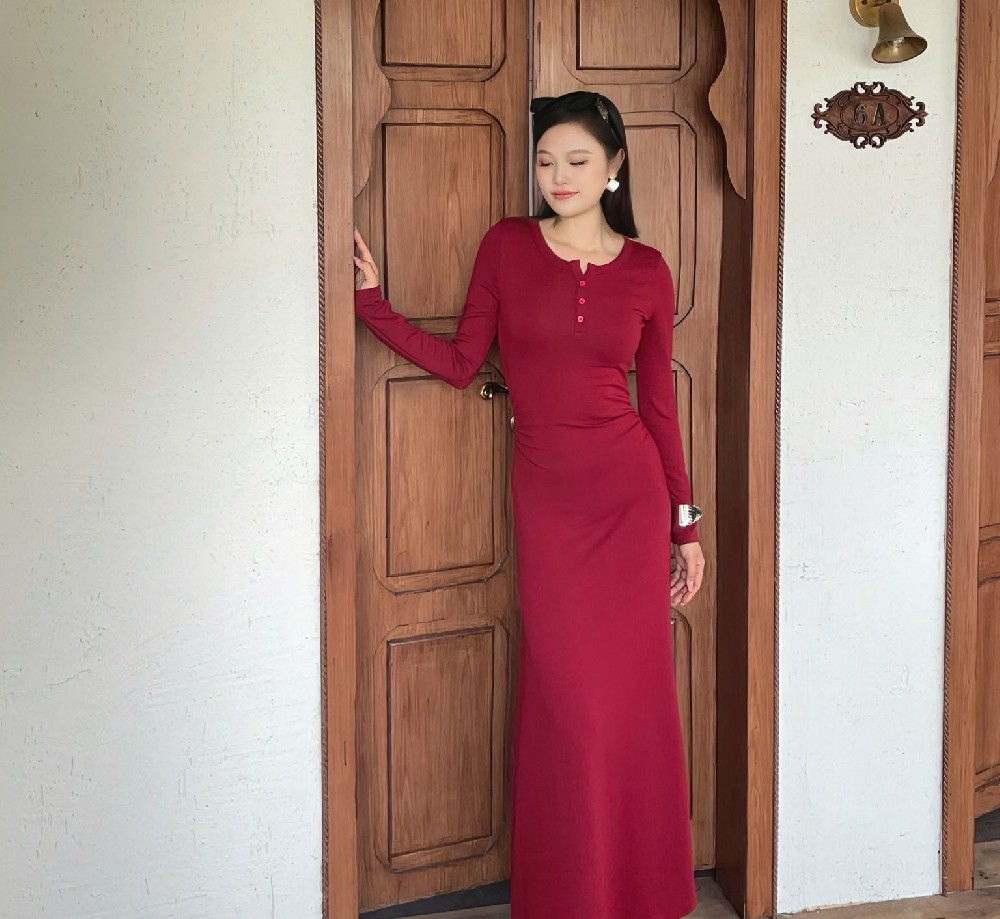 连衣裙气质内搭长裙